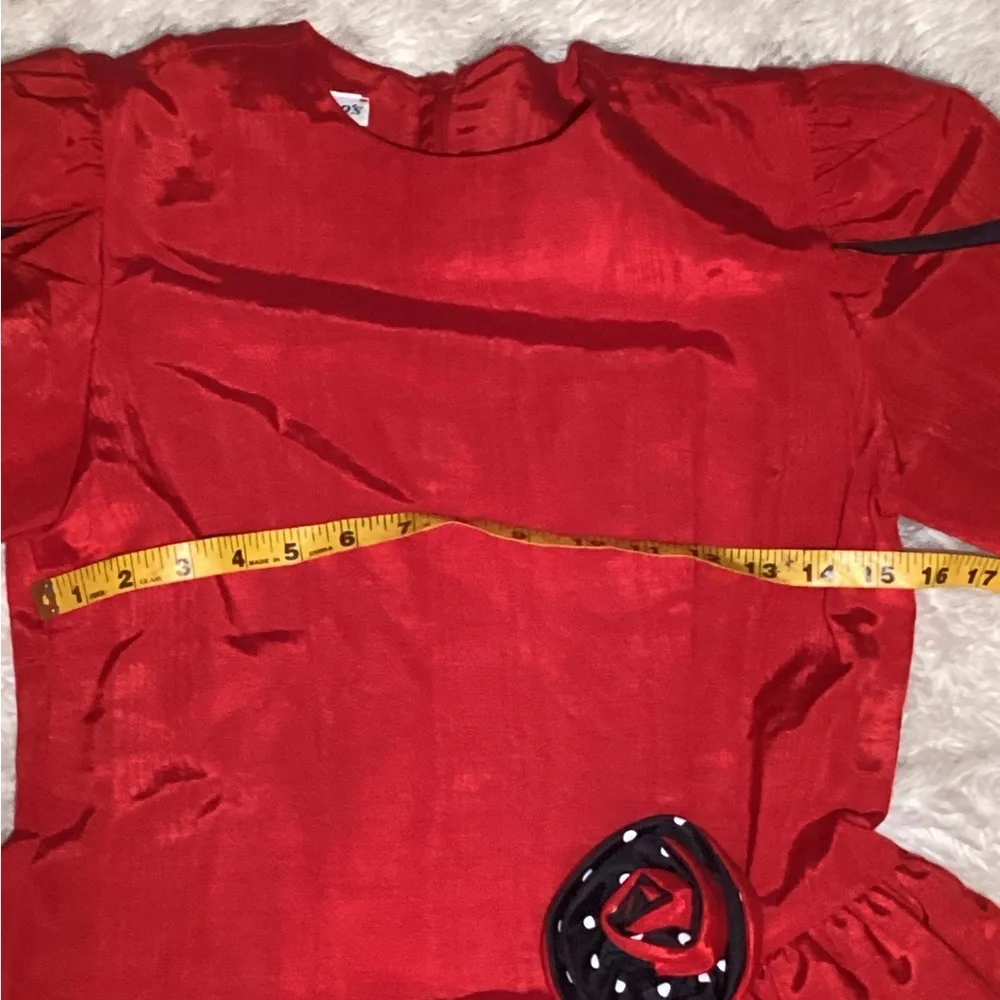 Casero’s vintage red/ polka dot dress size 14pt